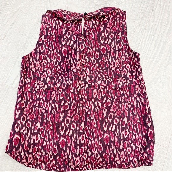 Banana Republic Sleeveless Tank Blouse Maroon XS - Picture 4 of 8